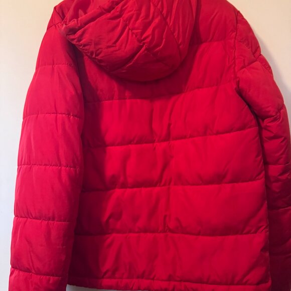 Aeropostale Red Puffer Jacket Coat Medium - Picture 4 of 4